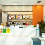 affichage digital pour hôtellerie et restauration exemple d'un menu affiché sur un écran à La Réunion 974