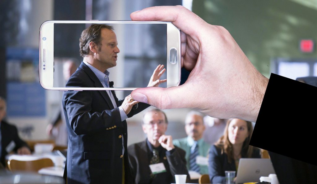 visioconference depuis un smartphone