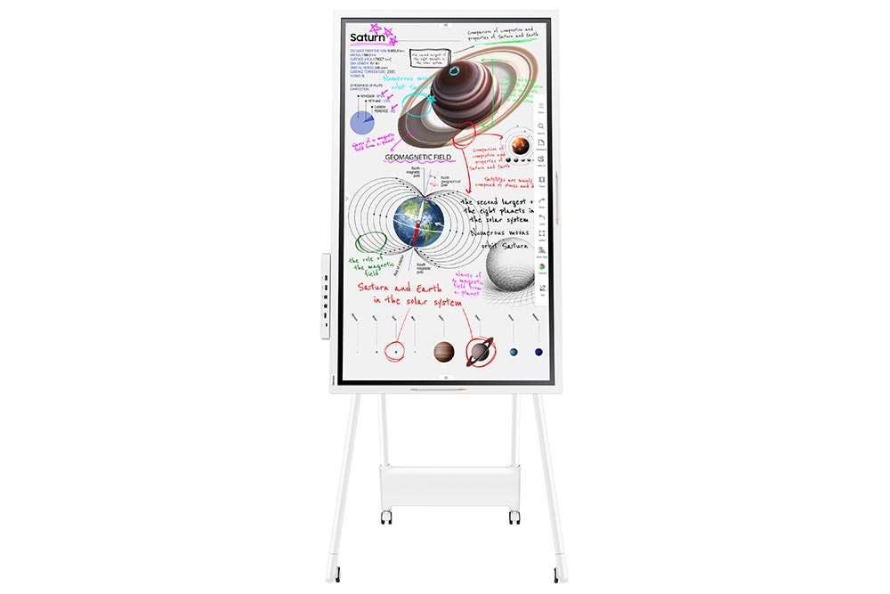 SAMSUNG FLIP 55 pouces en mode paperboard