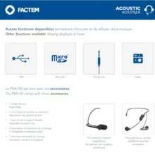 Amplificateur de voix FACTEM PVA100