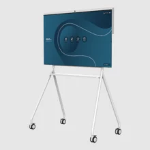 Ecran collaboratif INNEX MEETING HUB CM55 sur son chariot mobile