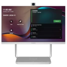 Ecran collaboratif Yealink DeskVision A24 - Ecran de 24 pouces tactile équipé d'une caméra pour un bureau individuel - Vue avant
