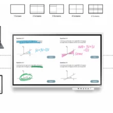 L'écran interactif SAMSUNG Flip 55 pouces - Multifenêtrage