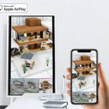 L'écran interactif SAMSUNG Flip 55 pouces - Mode Paperboard en mode Airplay