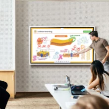 SAMSUNG FLIP 65 pouces - en mode collaboration