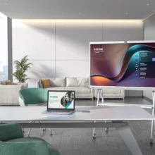Ecran collaboratif tactile YEALINK MeetingBoard 65 pouces - Cas d'usage dans un bureau de direction