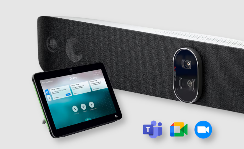 Barre de vidéo conférence POLY STUDIO X72 avec tablette de contrôle TC10