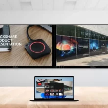 BARCO Clickshare CX50 - Exemple d'un cas en double écran